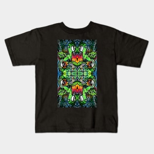 Thunder Belly Swamp Hair PATTERN Kids T-Shirt